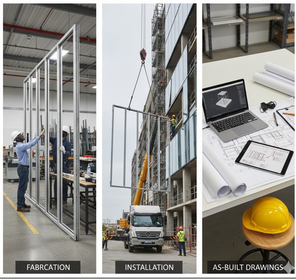 Fabrication, Installation, and As-Built Drawings